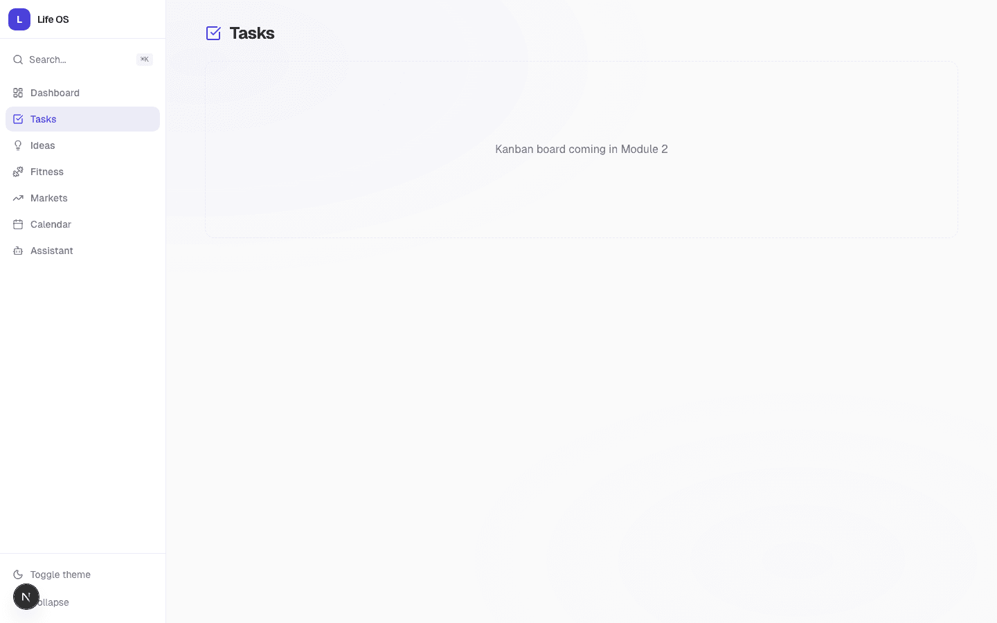 Kanban task board with XP integration